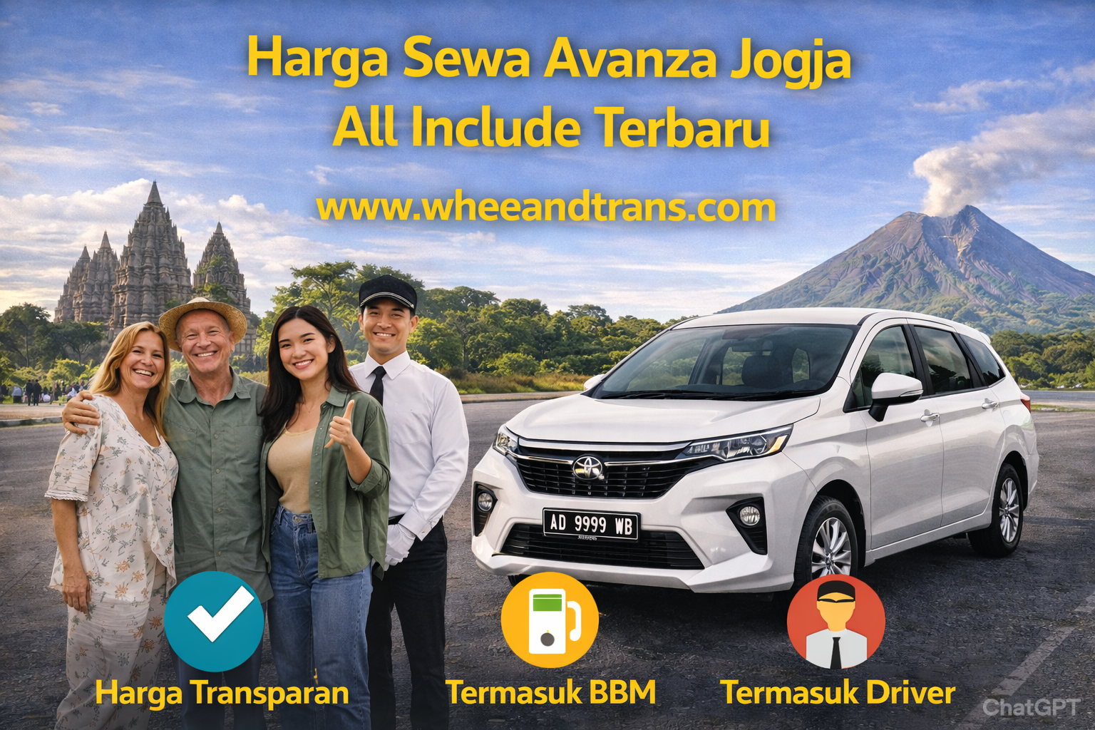 Harga Sewa Avanza Jogja All Include Terbaru