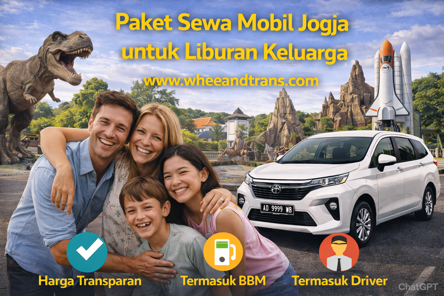 Paket Sewa Mobil Jogja untuk Liburan Keluarga