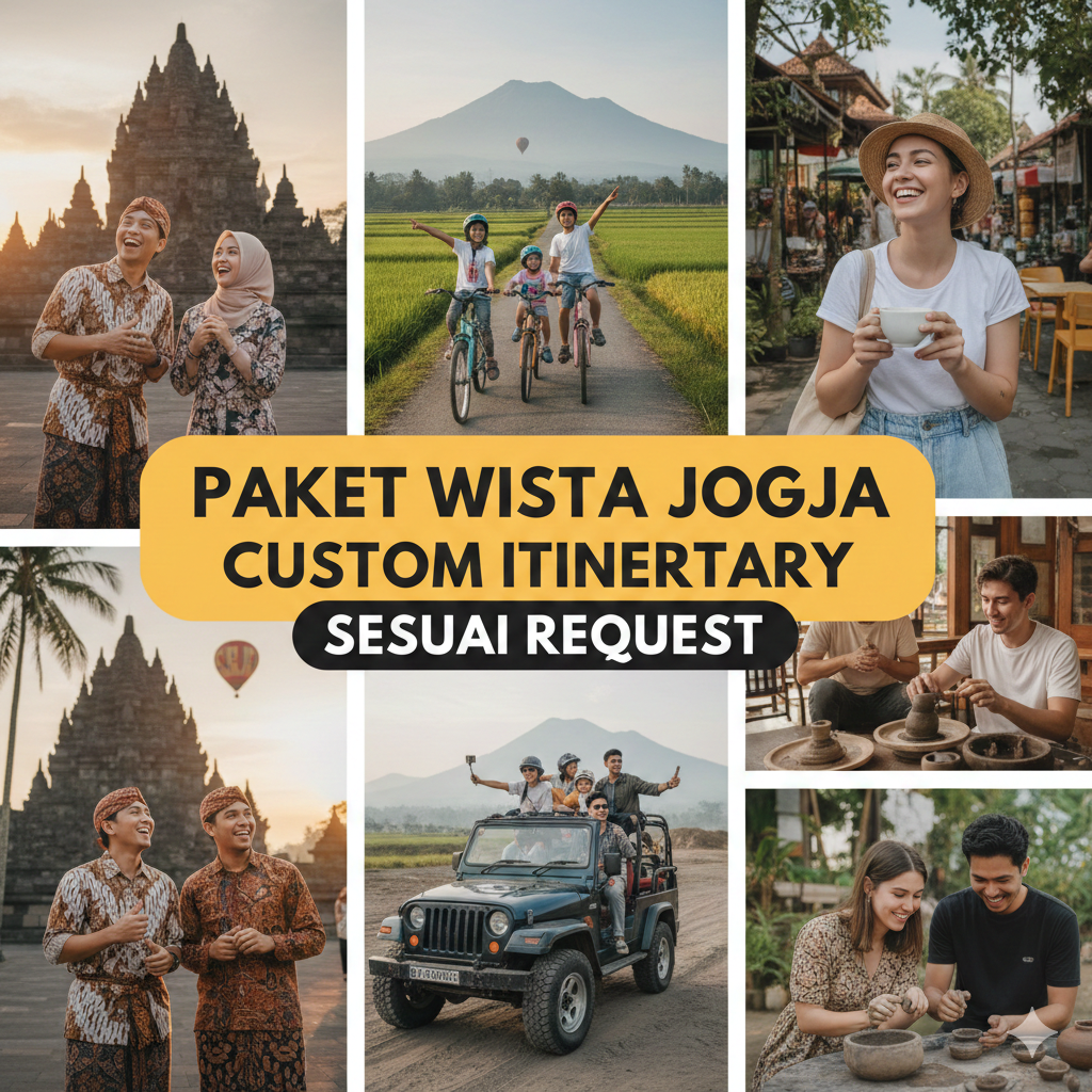 Paket Wisata Jogja Custom Itinerary Sesuai Request