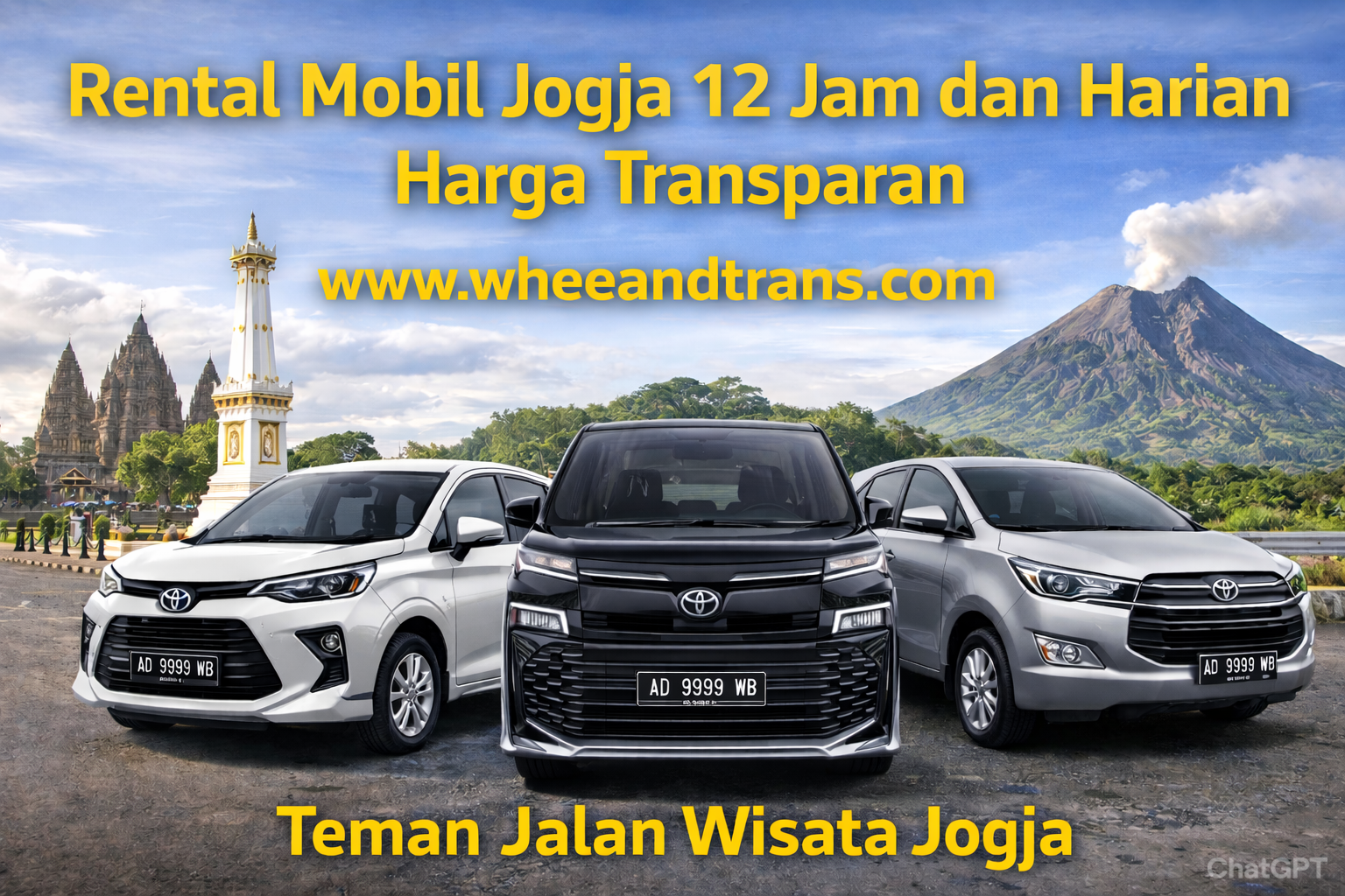 Rental Mobil Jogja 12 Jam dan Harian Harga Transparan