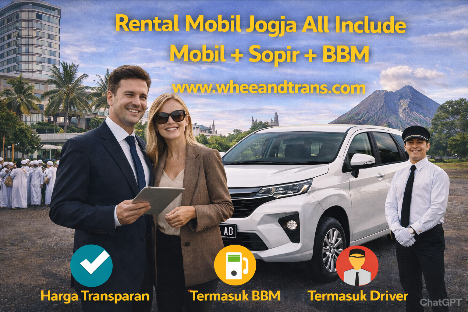 Rental Mobil Jogja All Include Mobil + Sopir + BBM