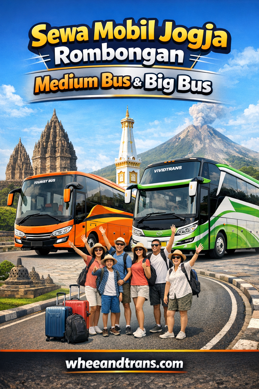 Sewa Mobil Jogja Rombongan Medium Bus & Big Bus