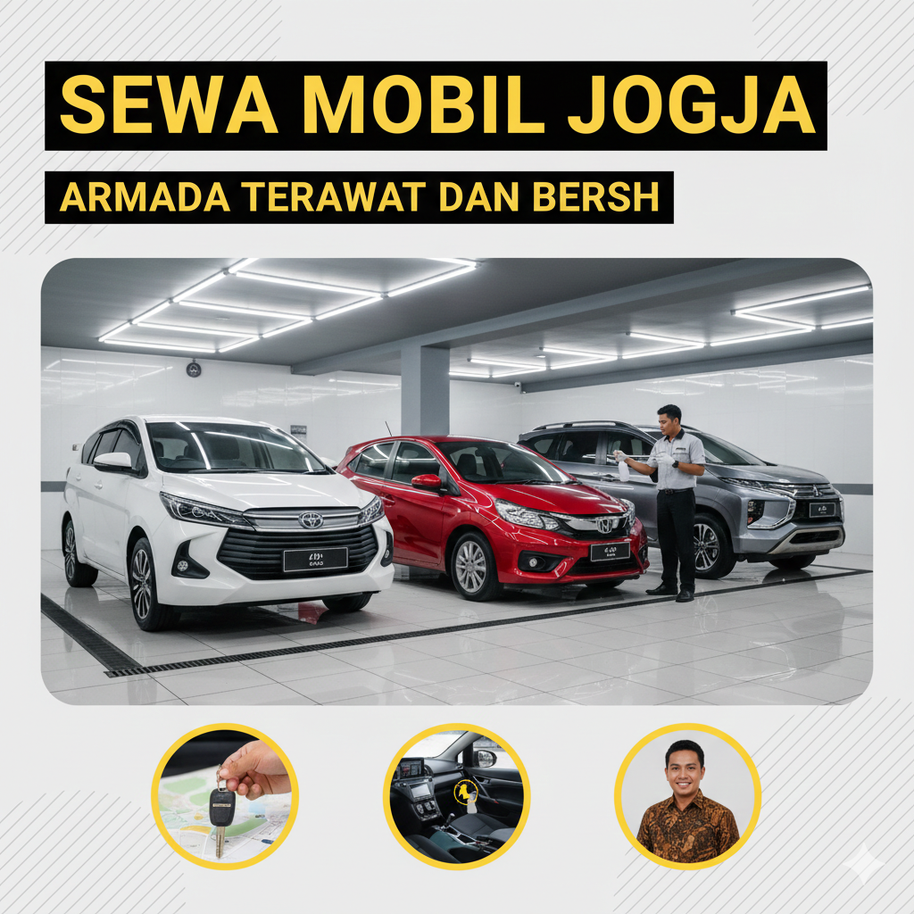 Sewa Mobil Jogja dengan Armada Terawat dan Bersih — Nyaman, Aman & Profesional